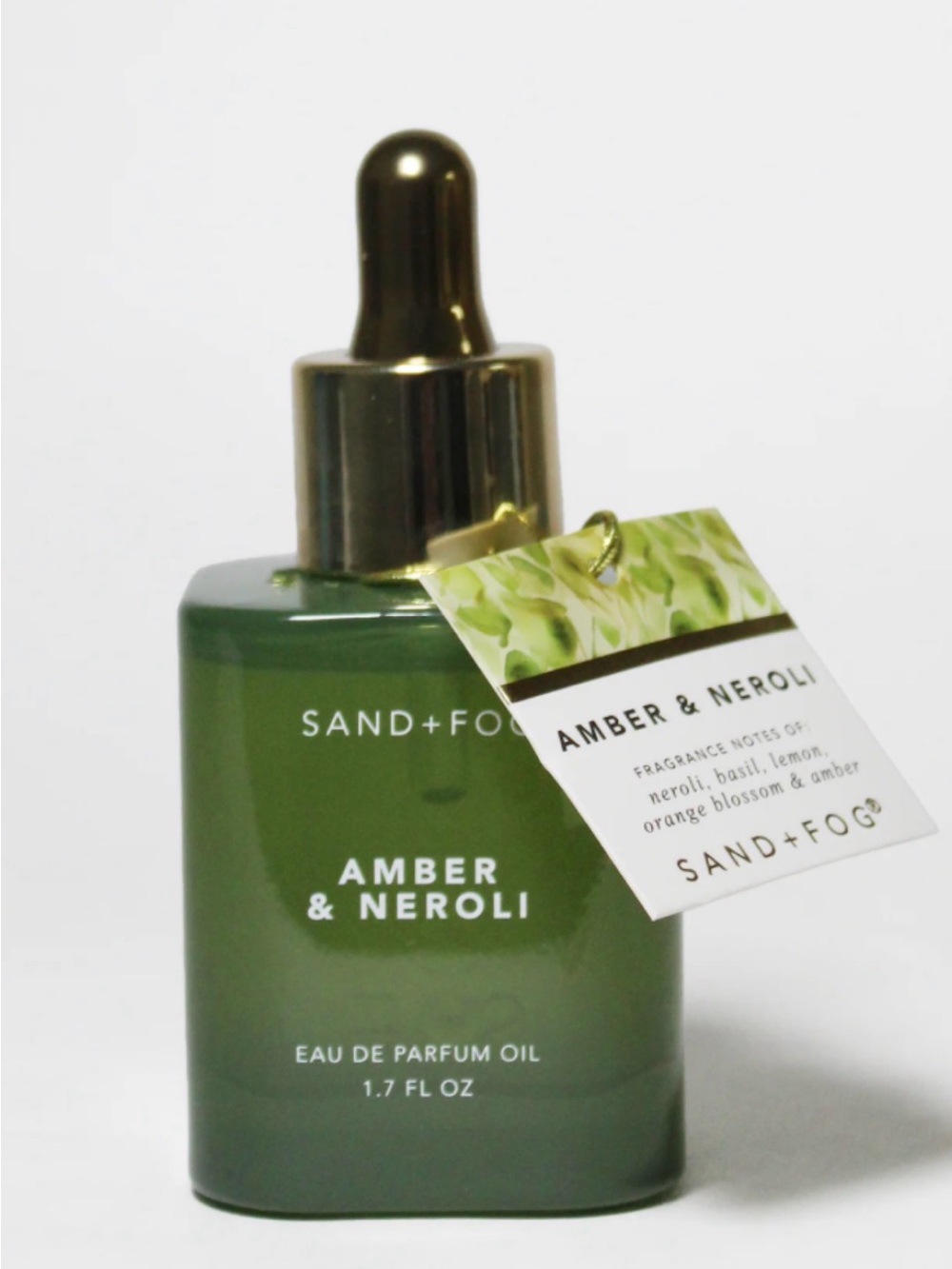 SAND+FOG Amber & Neroli Eau de Parfum Oil - Green